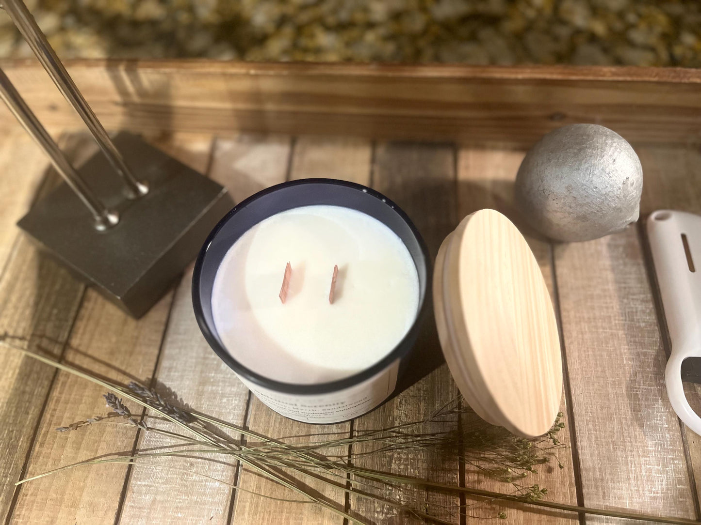 Harmonious Balance Aromatherapy Candle - Lavender, Jasmine & Hibiscus Blend